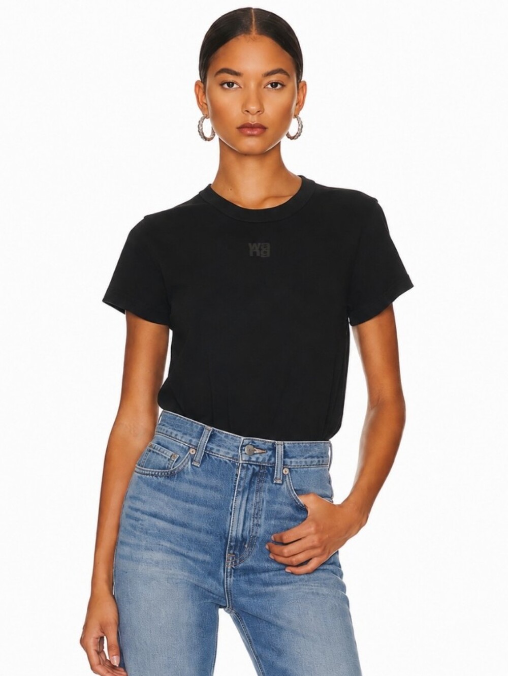 ALEXANDER WANG TONAL PUFF LOGO TSHIRT